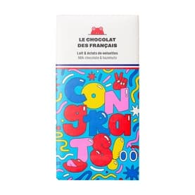41% Milk Chocolate Bar With Hazelnuts / Congrats