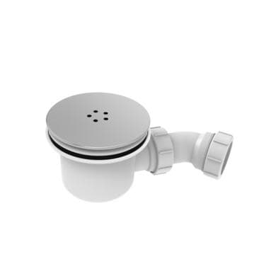 GRADE A1 - 90mm Chrome Shower Tray Waste