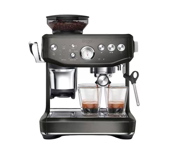 SAGE the Barista Express Impress SES876 Bean to Cup Coffee Machine - Black Stainless Steel