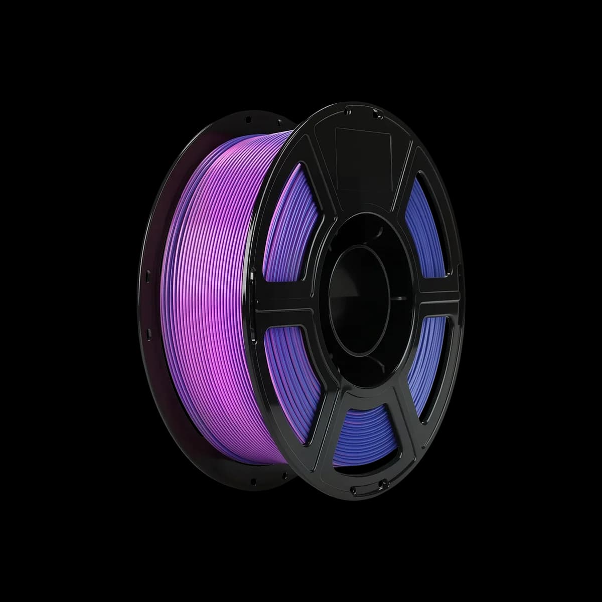 Flashforge PLA Silk Dual Color 3D Printing Filament 1.75mm 1kg - Blue & Rose | 90009393003