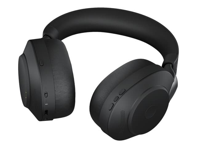 JABRA - Evolve2 85 UC Stereo - Headset - full size - Bluetooth - wireless, wired - active noise cancelling - 3.5 mm jack - noise isolating - black