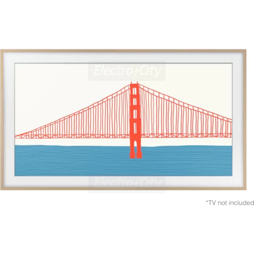 Samsung Modern 55 Inch Customisable Frame Bezel | Teak
