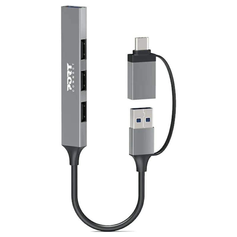 Port Connect USB-C / USB-A Hub with 4 USB-A Ports | 900160