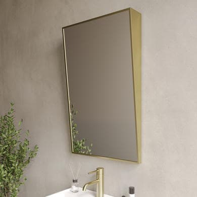 Arissa Rectangular Angled Bathroom Mirror