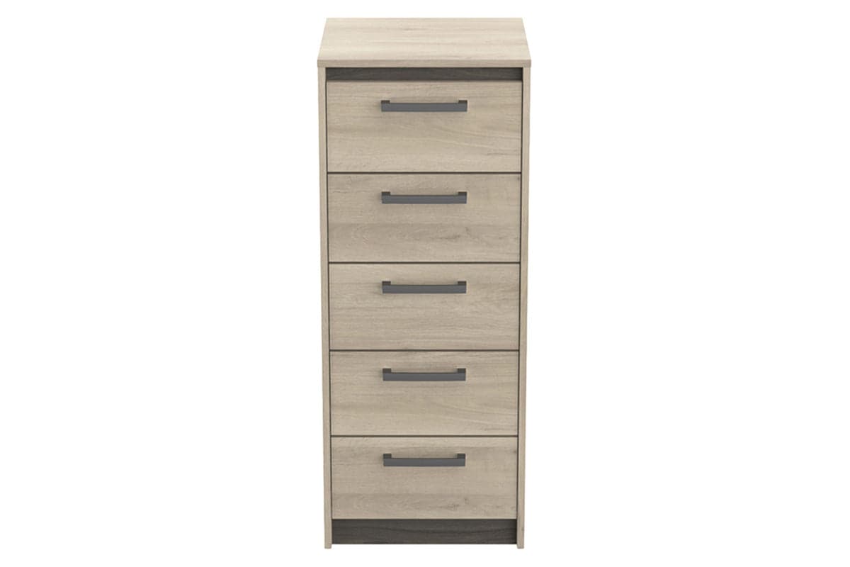 Watson Tallboy | 5 Drawer | Oak Effect