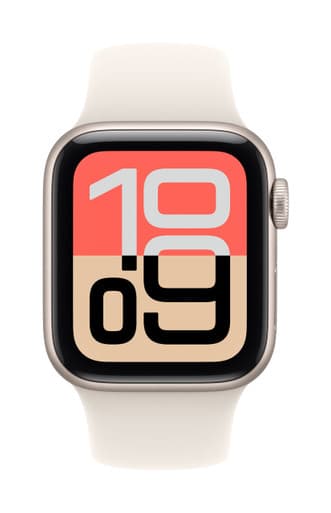 Apple Watch SE 3 GPS 40mm Starlight Aluminium Case with Starlight Sport Band - M/L | MEH54MP/A