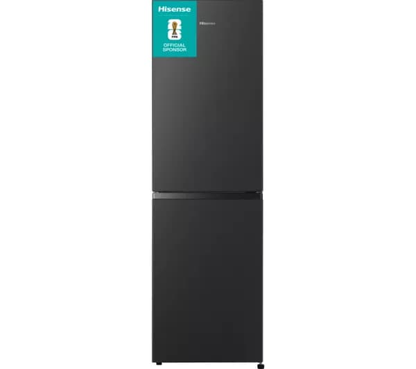 HISENSE RB327N4ABD 50/50 Fridge Freezer - Black