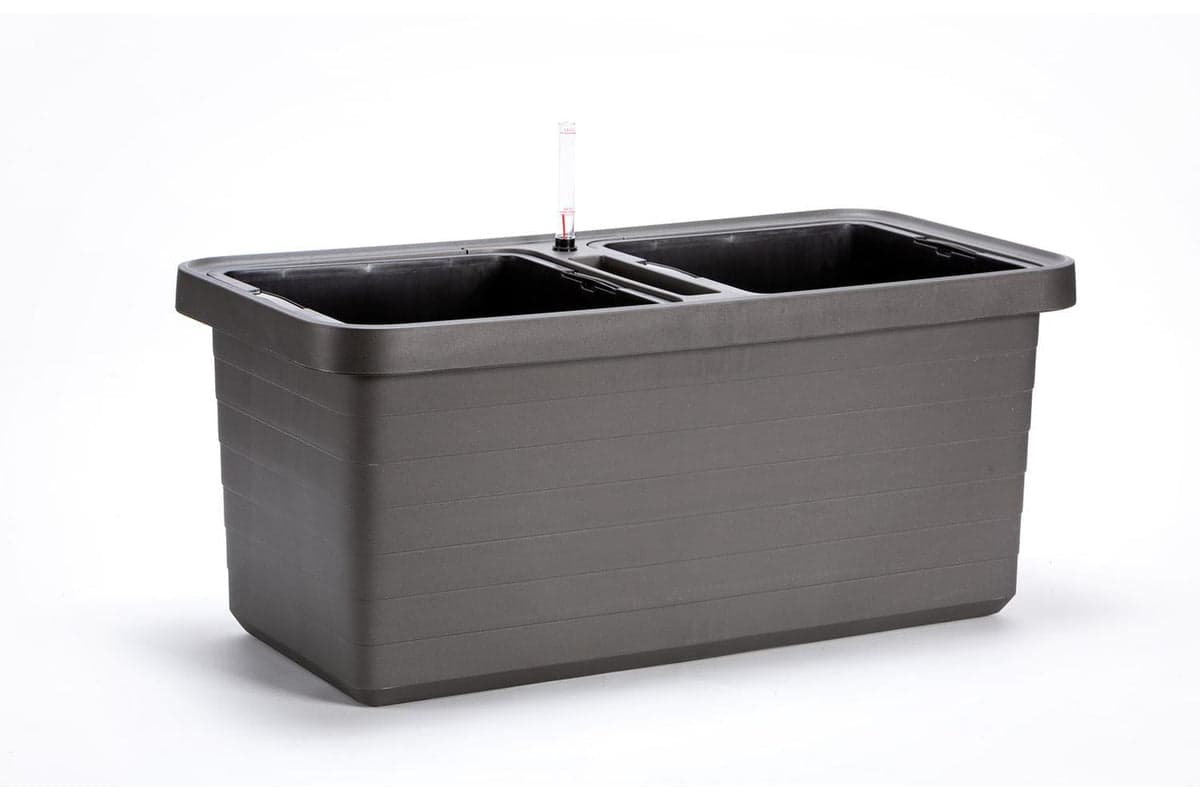 Plastia Berberis Flower Box Duo | Grey | 78cm