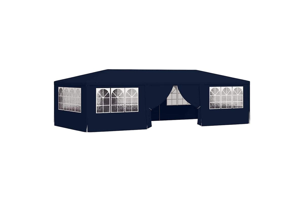 Vidaxl 48530 Professional Party Tent With Side Walls 4x9 M Blue 90 G/m?