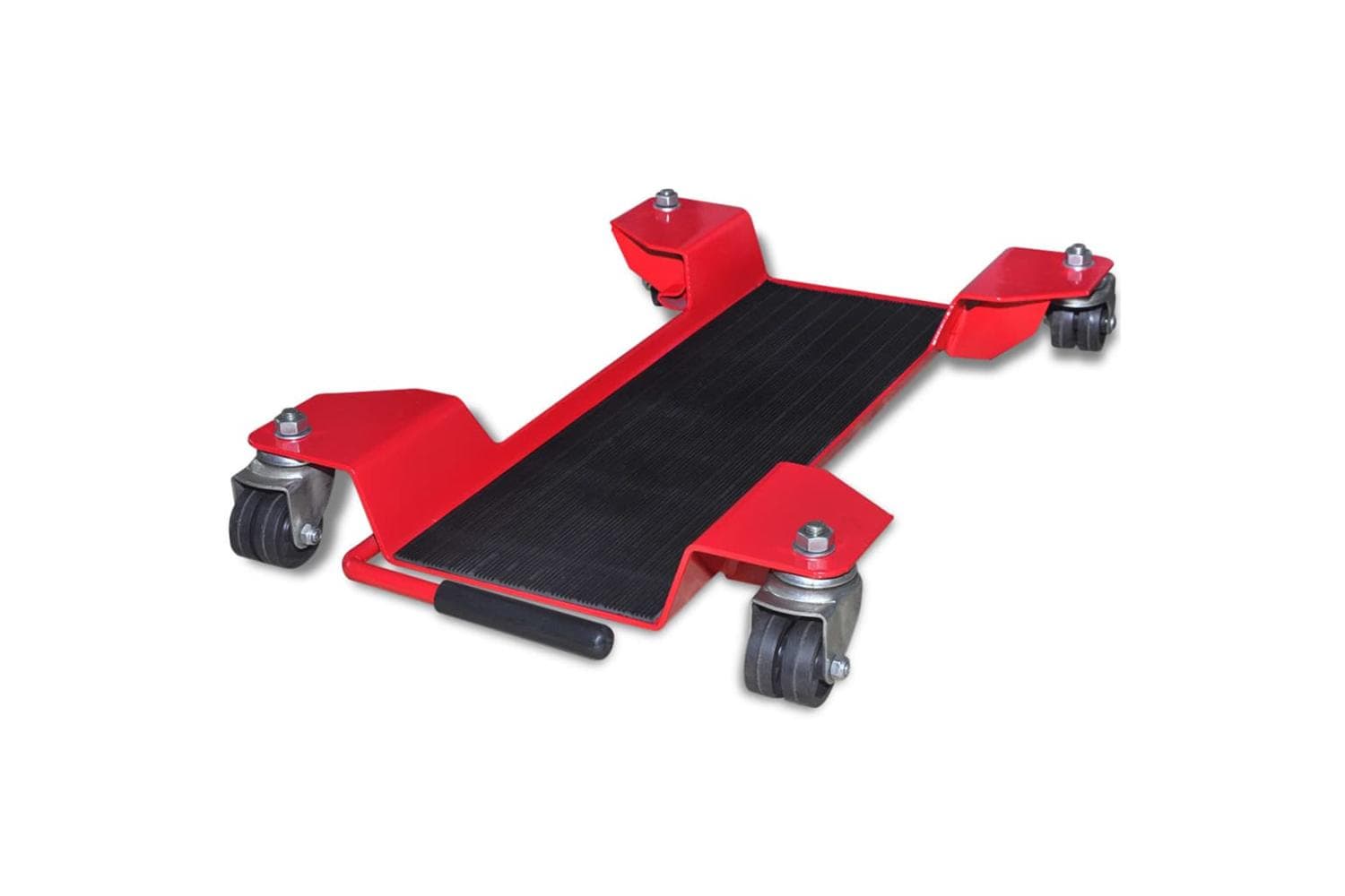 Vidaxl 141972 Motorcycle Dolly Centre Stand Red