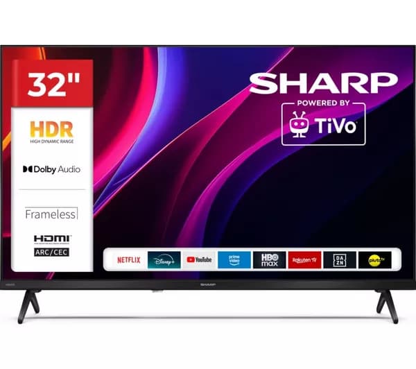 SHARP 1T-C32HE2245IB 32" Smart HD Ready HDR LED TV