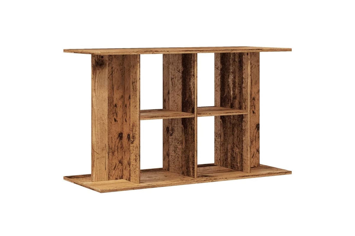 Vidaxl Aquarium Stand Old Wood 100x40x60 Cm Engineered Wood