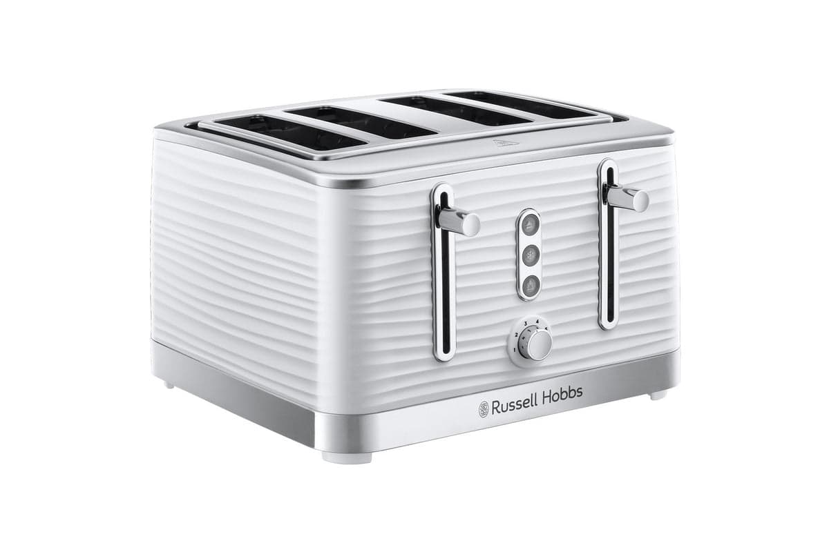 Russell Hobbs Inspire 4 Slice Toaster | 24380 | White