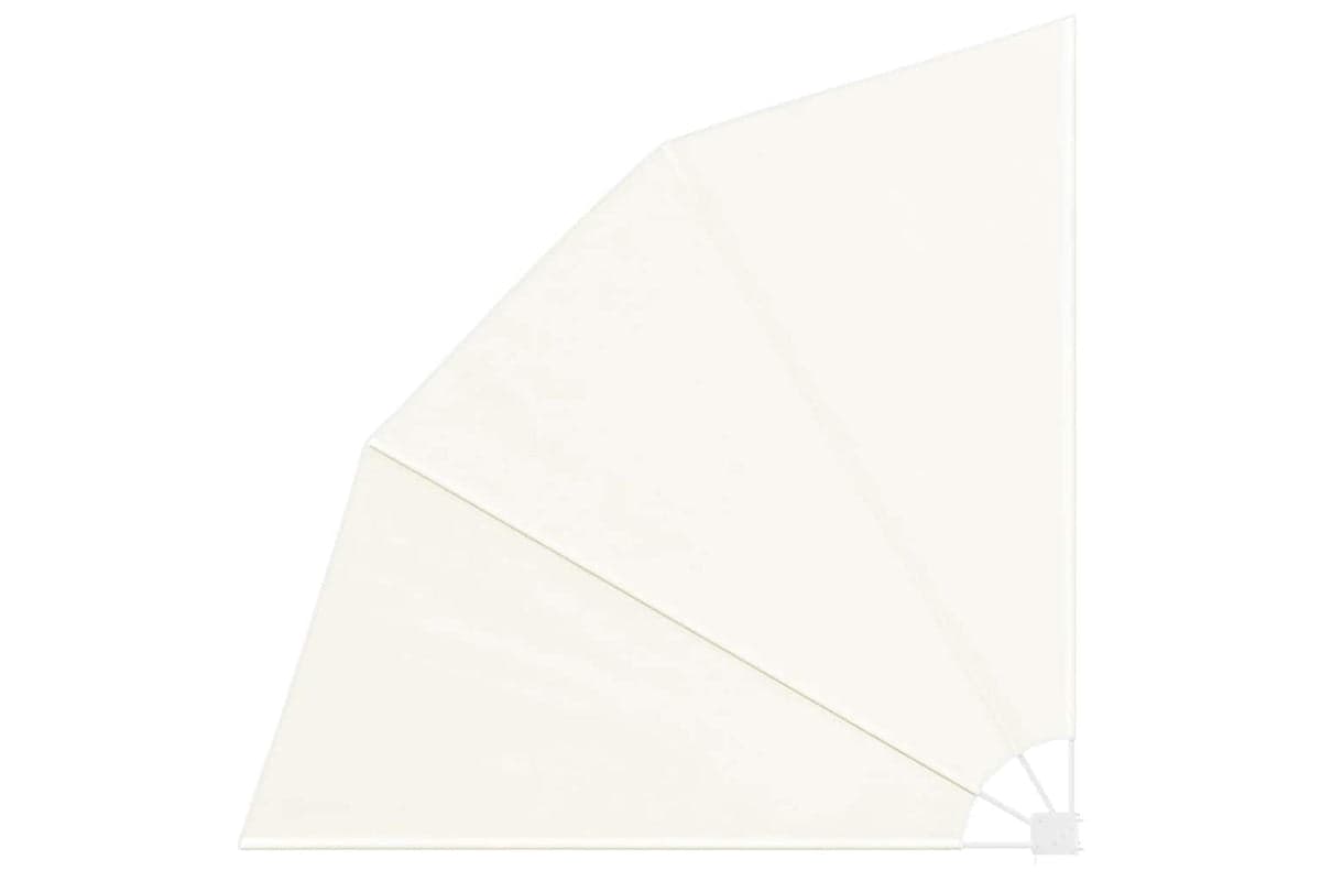 vidaXL 41576 Collapsible Balcony Side Awning Cream 210x210cm