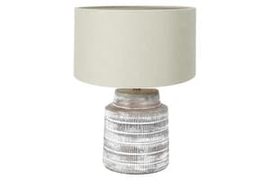 Table Lamp | White Wash