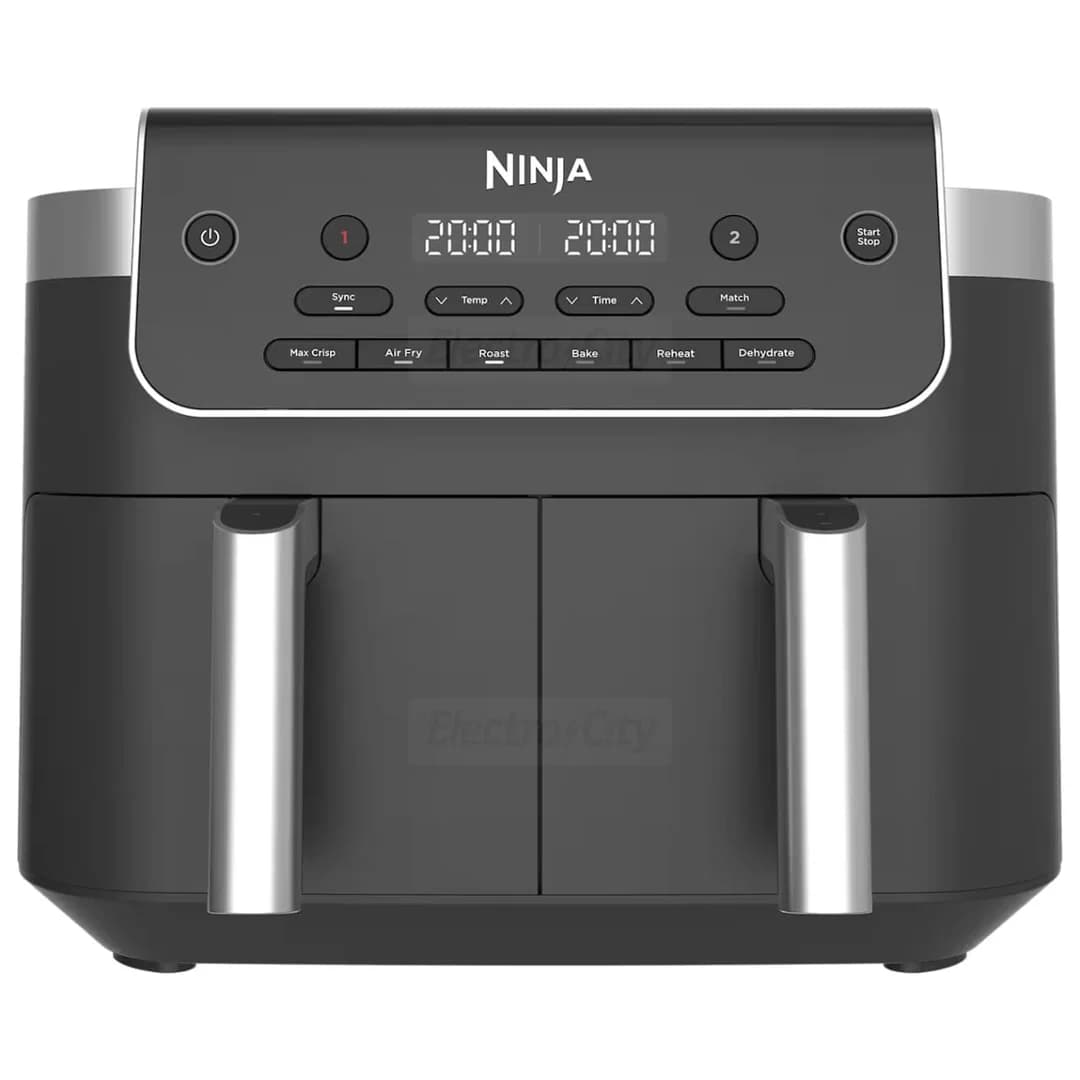 Ninja DualZone 7.6 Litre Dual Drawer Air Fryer with 6 Cooking Functions | Black