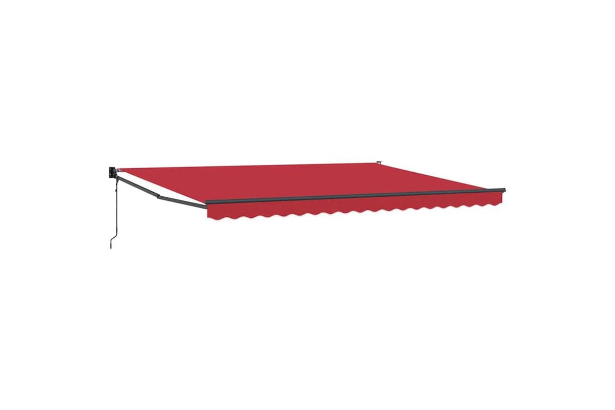 Vidaxl Awning Retractable Red 45 X 3 M Polyester And Metal