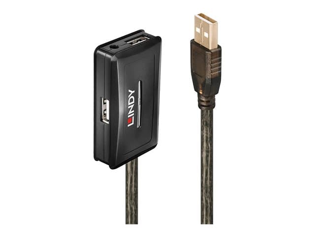 Lindy - USB 2.0 Active Extension Hub - hub - 4 ports
