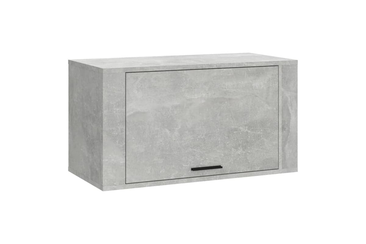 vidaXL 821016 Wall-mounted Shoe Cabinet Concrete Grey 70x35x38cm Engineered Wood