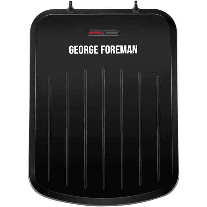 George Foreman 25800, 2 Portion Hot Plate & Toastie Machine, Black