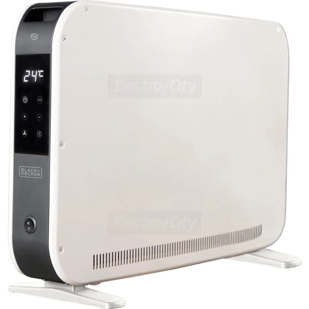 Black + Decker 2200W Portable Smart Panel Heater | White