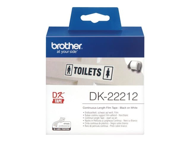 BROTHER - CINTA CONTINUA BLANCA ANCHO 62MM LONGITUD 15.24M