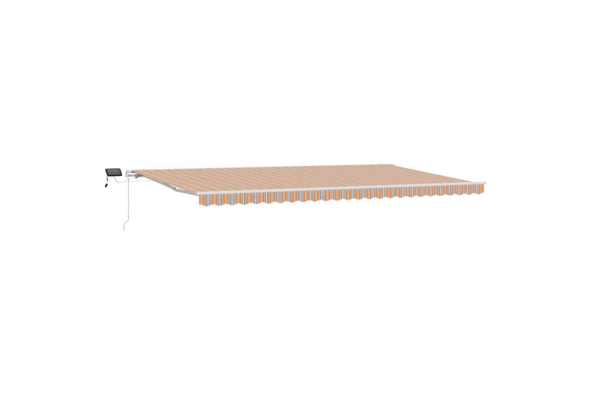 Vidaxl Retractable Awning With Manual 600 X 300 Cm Multicolour