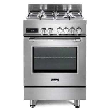 DeLonghi 60cm Dual Fuel Range Cooker - Stainless steel
