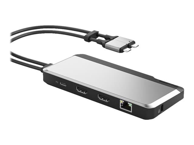 ALOGIC - USB-C Super Dock - docking station - USB-C / Thunderbolt 3 - 2 x HDMI - 1GbE