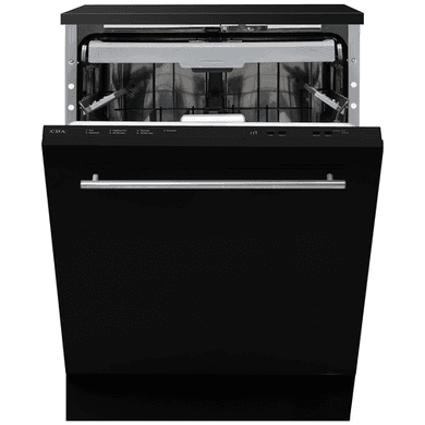CDA Integrated Dishwasher - AquaZone technology, Black control panel
