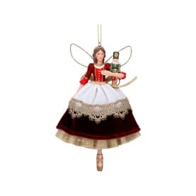 Velvet Lace Nutcracker Tree Decoration