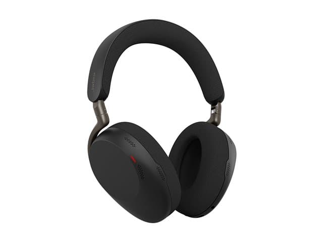JABRA - Evolve3 85 UC - Headset - full size - Bluetooth - wireless - active noise cancelling - 3.5 mm jack, USB-A via Bluetooth adapter - noise isolating - black - UC certified