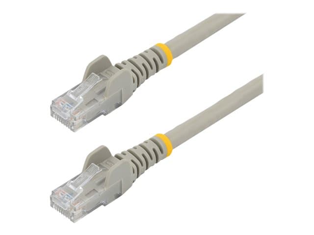 STARTECH.COM - Startech 50cm CAT6 Ethernet Cable, 10 Gigabit Snagless RJ45 650MHz 100W PoE Patch Cord, CAT 6 10GbE UTP Network Cable w/Strain Relief, Grey, Wiring is UL Certified/TIA - Category 6 - 24AWG (N6PATC50CMGR) - patch cable - 50 cm - grey
