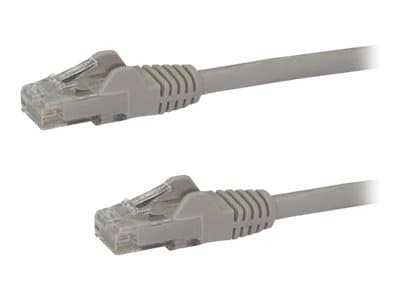 STARTECH.COM - Startech 100ft CAT6 Ethernet Cable, 10 Gigabit Snagless RJ45 650MHz 100W PoE Patch Cord, CAT 6 10GbE UTP Network Cable w/Strain Relief, Gray, Wiring is UL Certified/TIA - Category 6 - 24AWG (N6PATCH100GR) - patch cable - 30.5 m - grey
