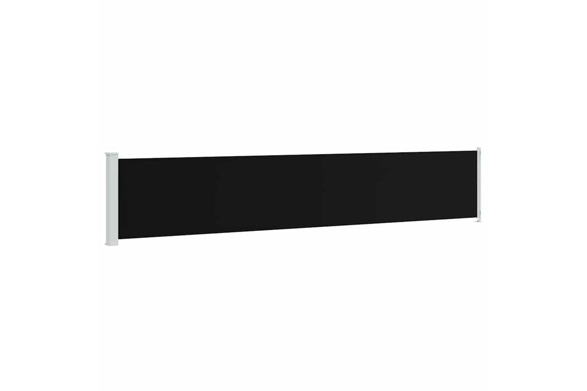 vidaXL 317946 Patio Retractable Side Awning 117x600cm Black