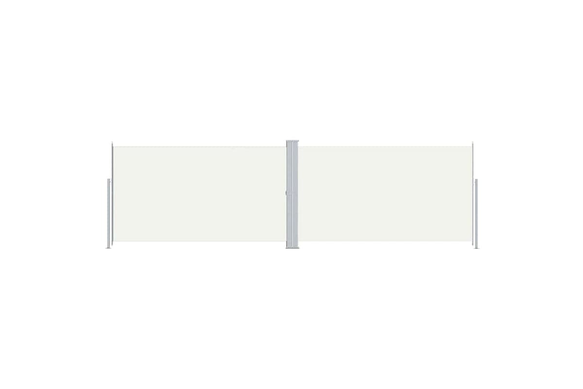 vidaXL 318001 Retractable Side Awning Cream 180x600cm