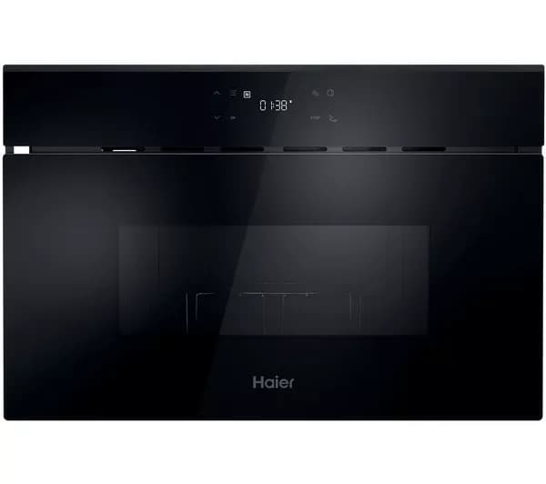 HAIER Series 2 H38SIDBF7XK Built-in Compact Microwave with Grill - Black