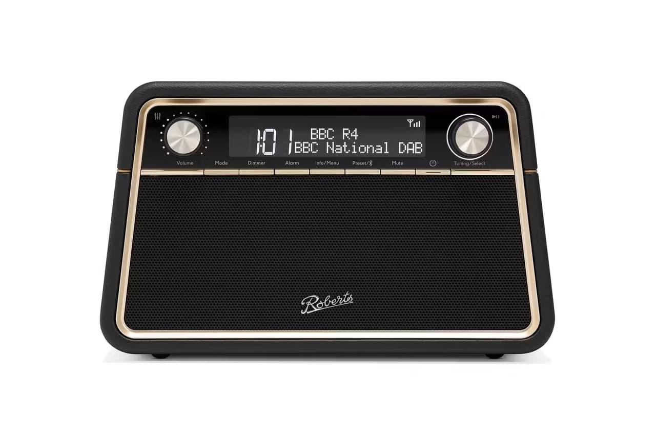Roberts REVABK Reva Bluetooth DAB/FM Table Top Radio – Black