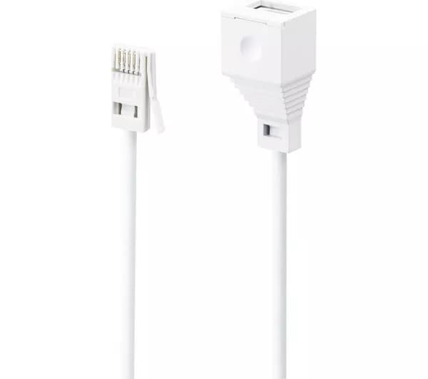 LOGIK LTEX1015 6P4C Male to 6P4C Female Cable - 10 m