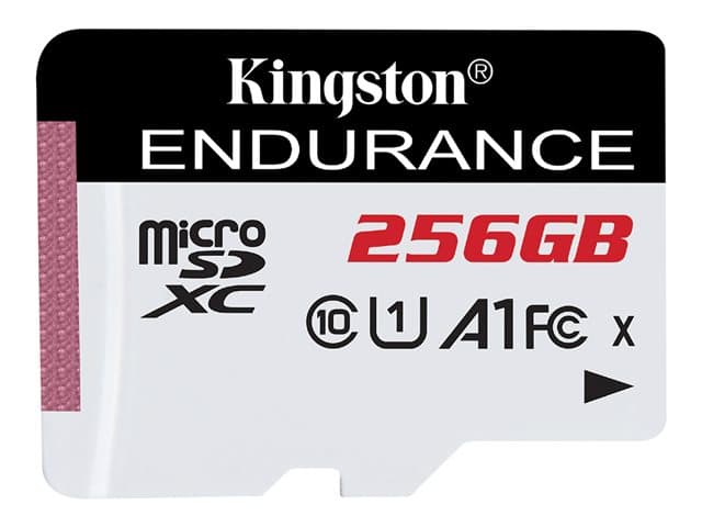 KINGSTON - High Endurance - Flash memory card - 256 GB - A1 / UHS-I U1 / Class10 - microSDXC UHS-I U1