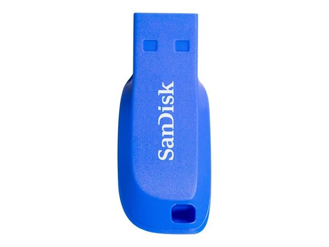 SANDISK - Cruzer Blade - USB flash drive - 32 GB - USB 2.0 - electric blue