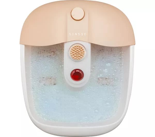 SENSSE BEAUTY Oasis FS01 Foot Spa & Pedicure Kit - Nude & White