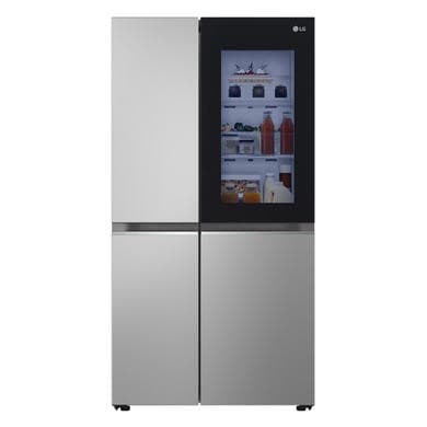 Refurbished LG InstaView 655 Litre Side-by-Side American Fridge Freezer - Prime Silver