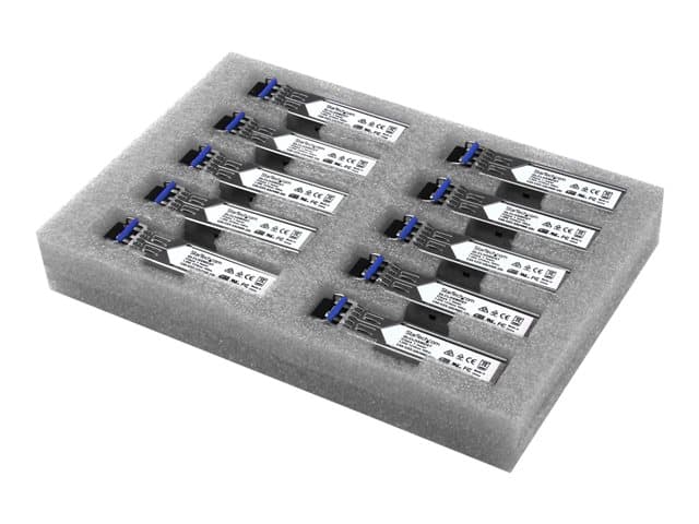 STARTECH.COM - Startech Cisco GLC-LH-SMD Compatible SFP Module, 1000BASE-LX/LH, 1GbE Single Mode (SMF) Fiber SMF Optic Transceiver, 1GE Gigabit Ethernet, LC Connector, 10km 1310nm, Firepower, ASR920 (GLCLHSMD10ST) - SFP (mini-GBIC) transceiver module (equivalent to: Cis