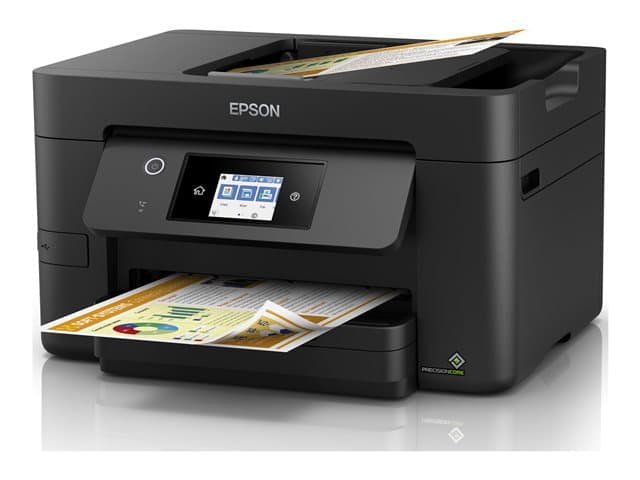 EPSON - WorkForce Pro WF-3820DWF 3820DWF  WF3820DWF 3820DWF WF3820 3820  - Multifunction printer - colour - ink-jet - A4 (210 x 297 mm) (original) - A4/Legal (media) - up to 21 ppm (printing) - 250 sheets - 33.6 Kbps - USB 2.0, LAN, Wi-Fi(n), USB host