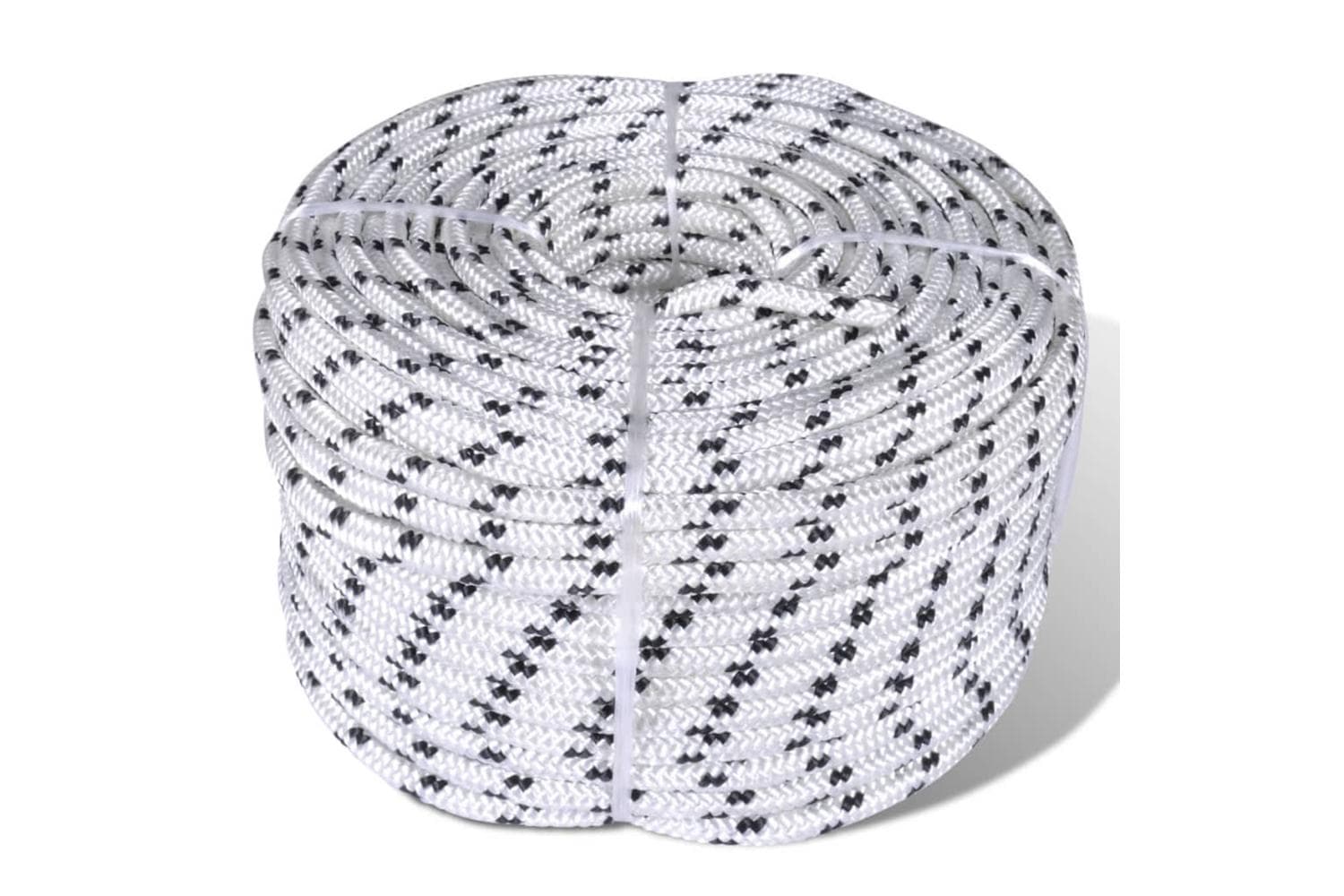 vidaXL 90463 Braided Rope Coil Boat Line Polyester 14mm X 50 M