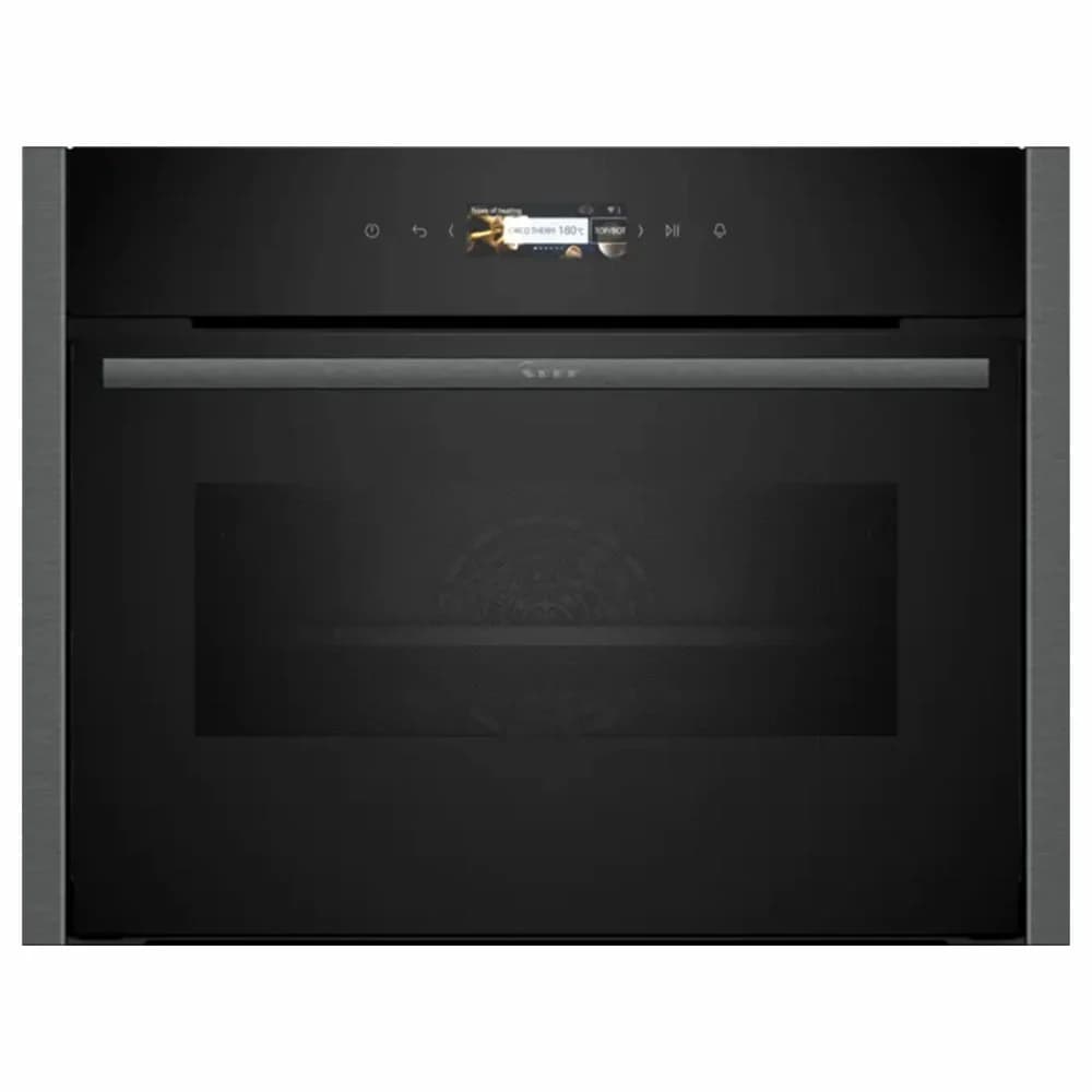 Neff N 70 Built-in 45L Compact Oven with Microwave Function - Graphite Grey | C24MR21G0B