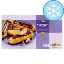 Tesco 6 Chocolate Eclairs 160G