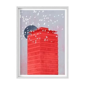 Liberty Moon Large Framed Print