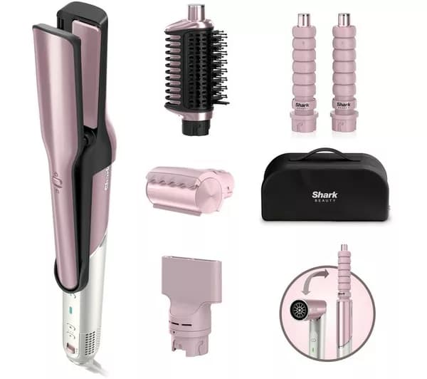 SHARK Glam HD6051SUKPK Multi-Styler with FrizzFighter - Pink